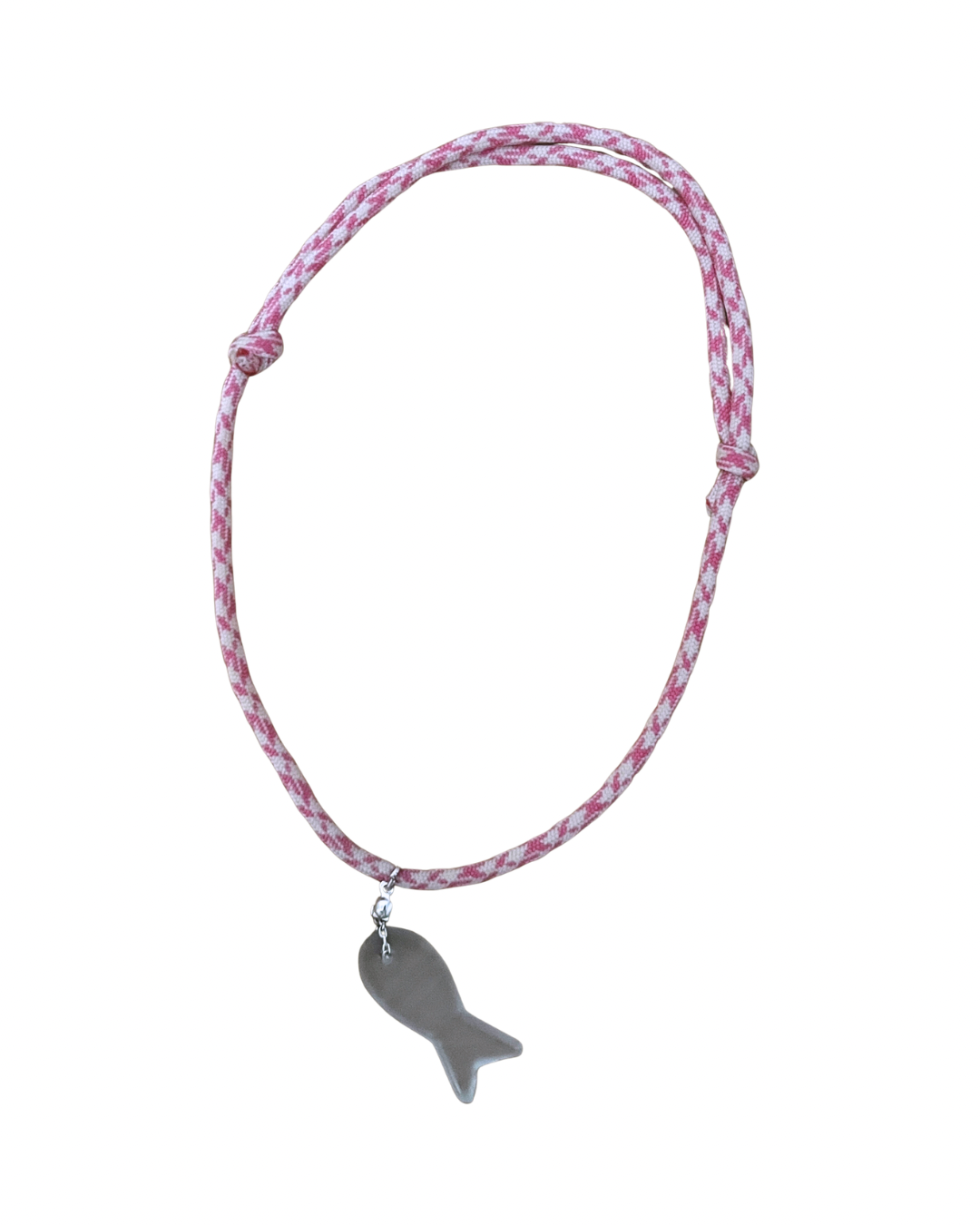 Pink Paracord Necklace